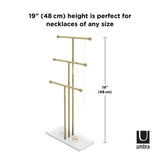 Jewelry Stands | color: White-Brass