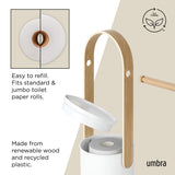 Toilet Paper Stands | color: White-Natural