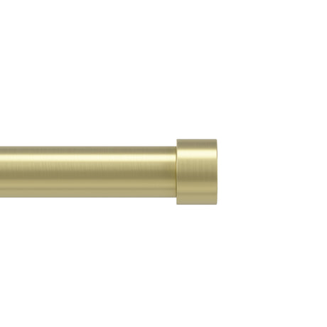 Single Curtain Rods | color: Brass | size: 36-66" (91-168 cm) | diameter: 1" (2.5 cm)