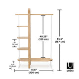 Garment Racks | color: White-Natural