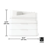 Cosmetic Organizers | color: White-Grey