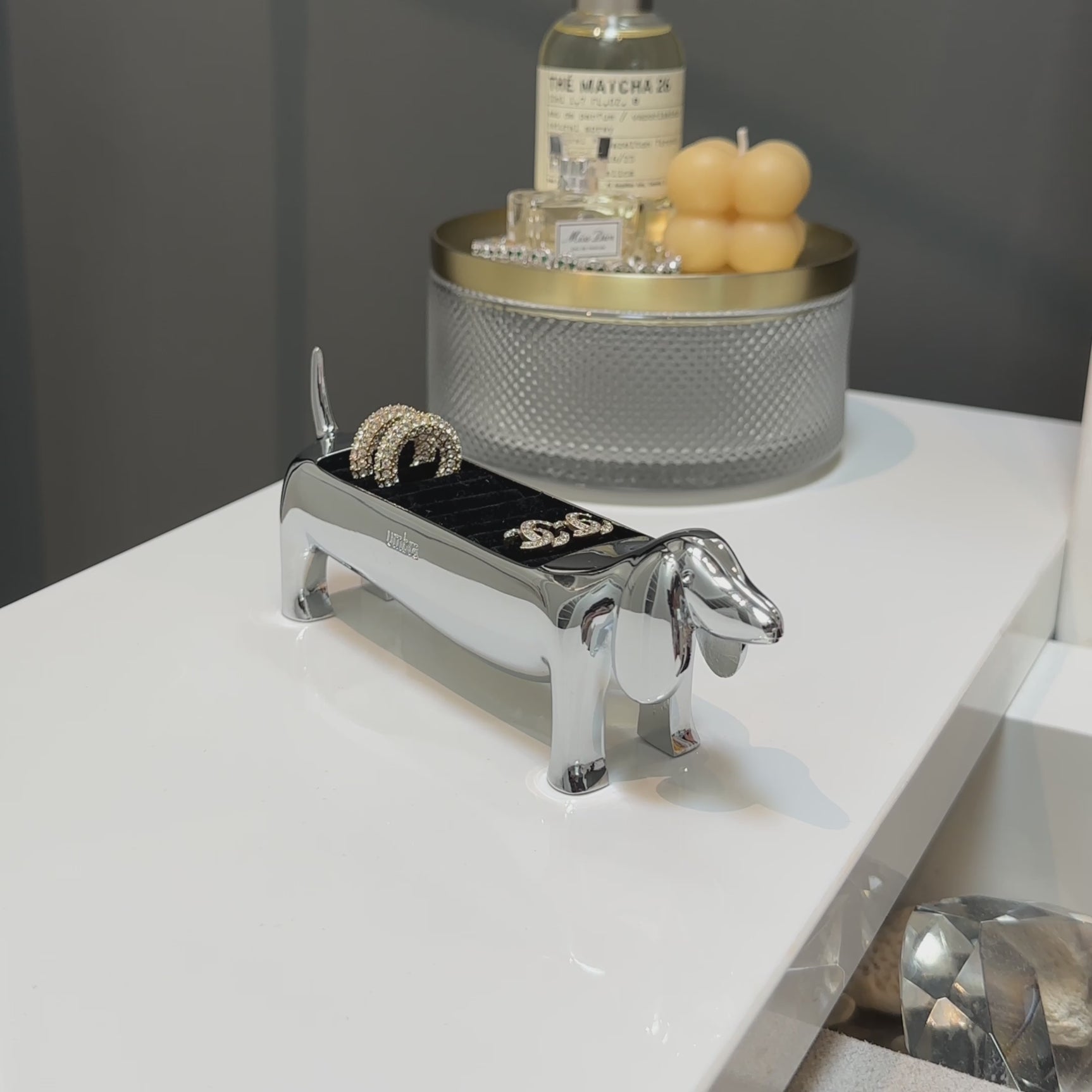 Ring Holders | color: Brass