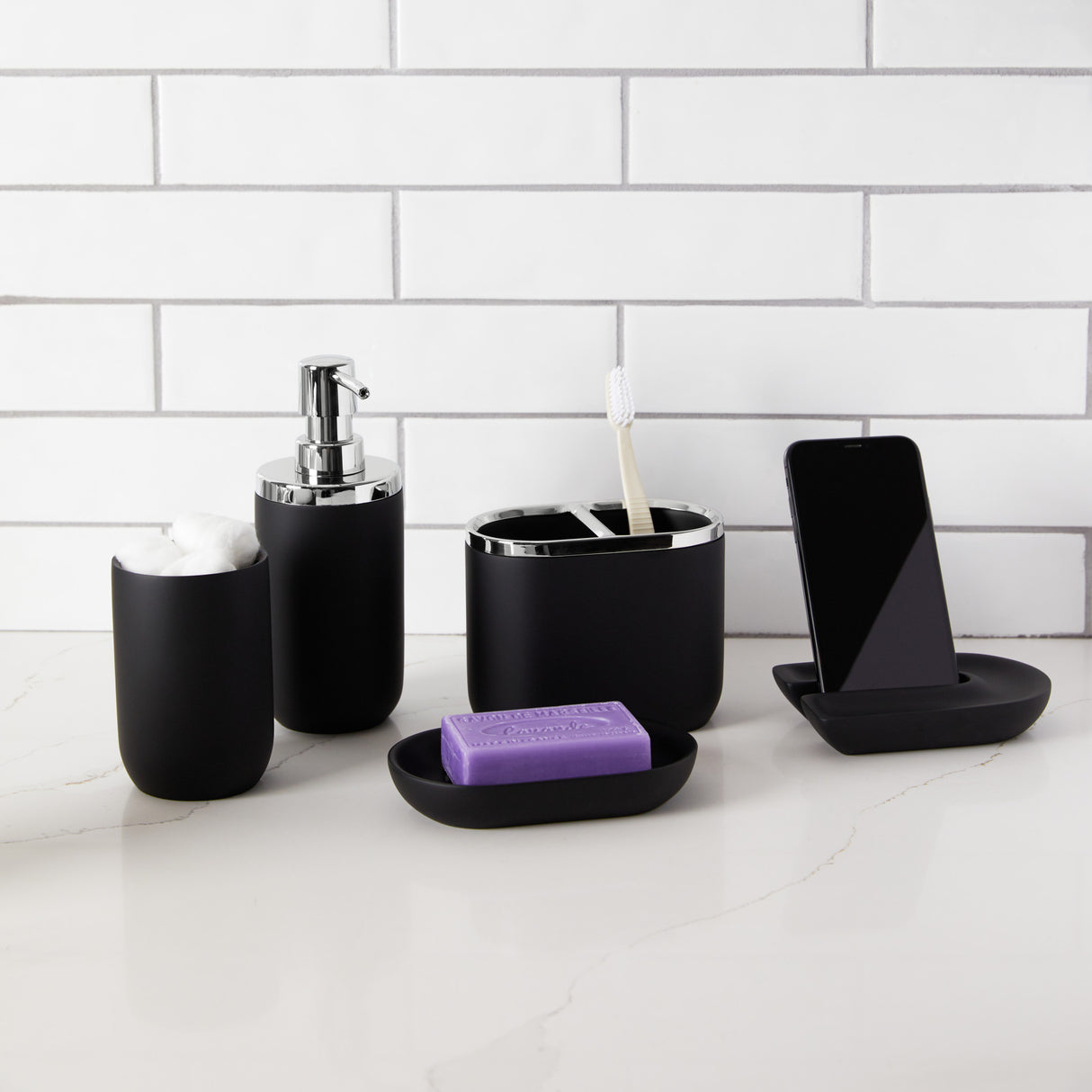 Soap Dispensers | color: Chrome-Black