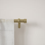 Single Curtain Rods | color: Gold | size: 66-120" (168-305 cm) | diameter: 1" (2.5 cm) | Hover