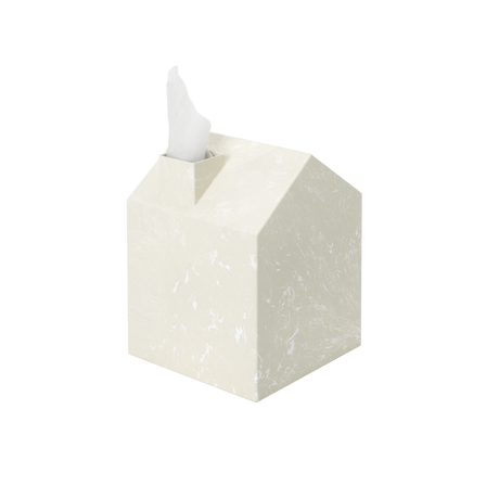 Tissue Box Cover & Trays | color: Ocean Sand