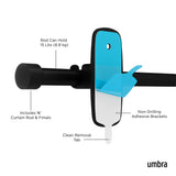 Single Curtain Rods | color: Matte-Black | size: 28-48" (72-122cm approx) | diameter: 5/8" (1.6cm approx) | Hover