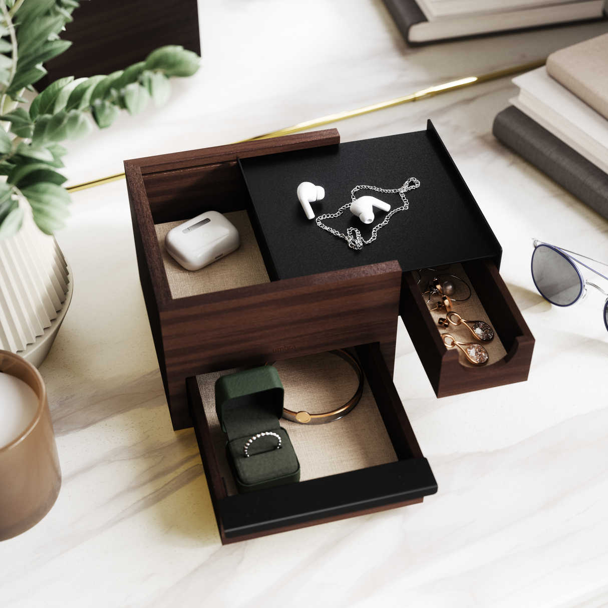 Jewelry Boxes | color: Black-Walnut | Hover
