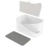 Bathroom Accessories | color: White-Charcoal