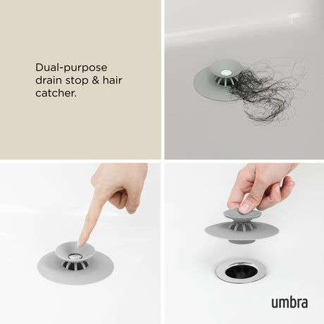 Drain Stop & Hair Catcher | color: Grey