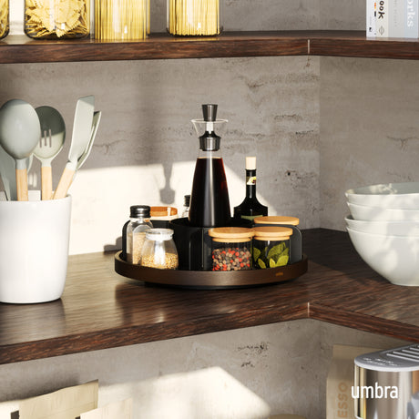 Kitchen Organization | color: Black-Walnut