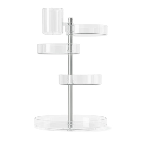 Cosmetic Organizers | color: Clear-Nickel