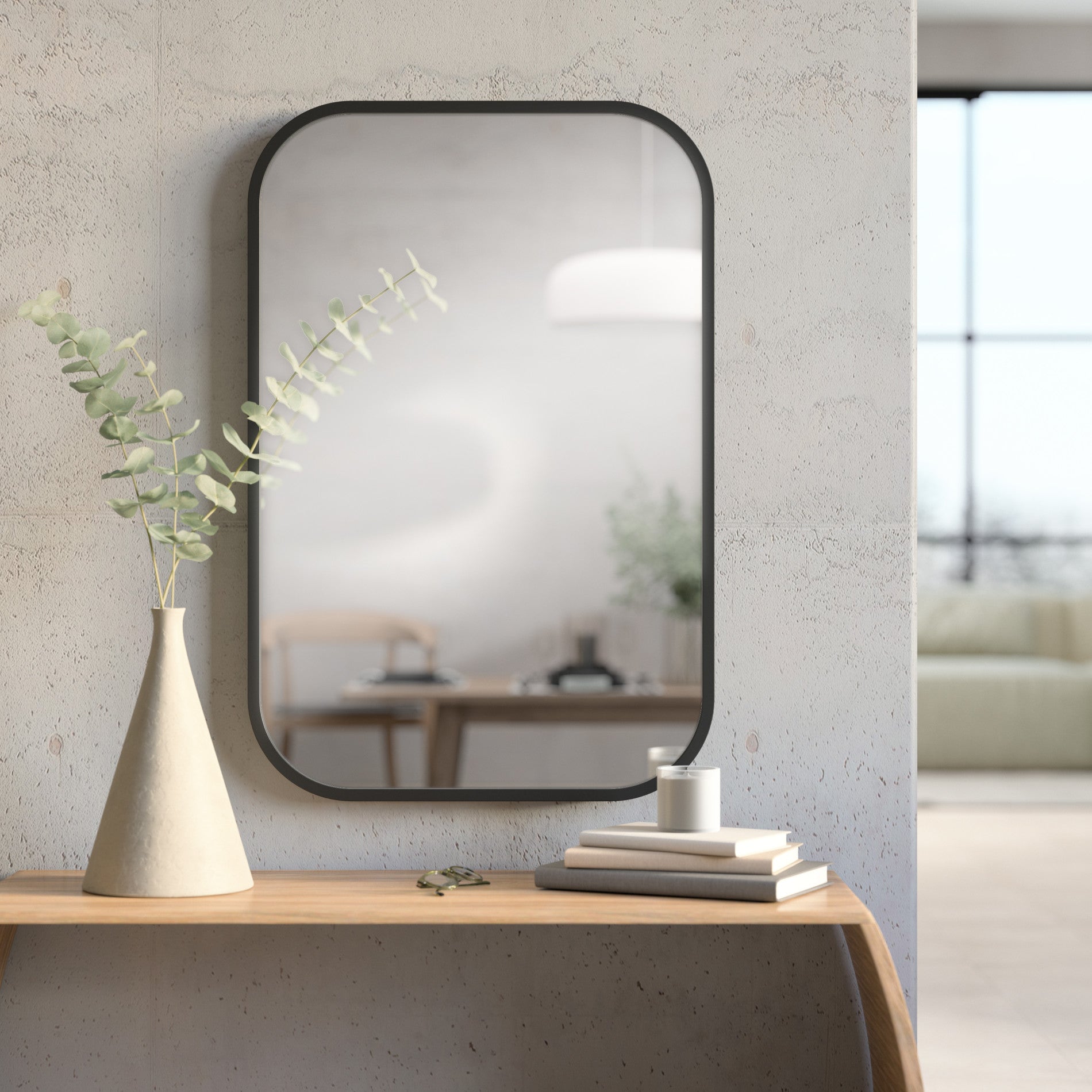 Hub Rectangle Wall Mirror – Umbra UK
