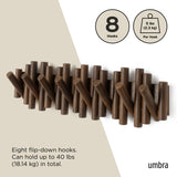 Wall Hooks | color: Aged-Walnut