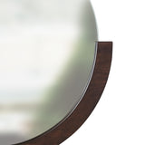 Wall Mirrors | color: Aged-Walnut | size: 22.5" (57cm)