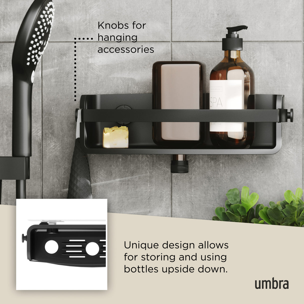 Shower Storage | color: Black