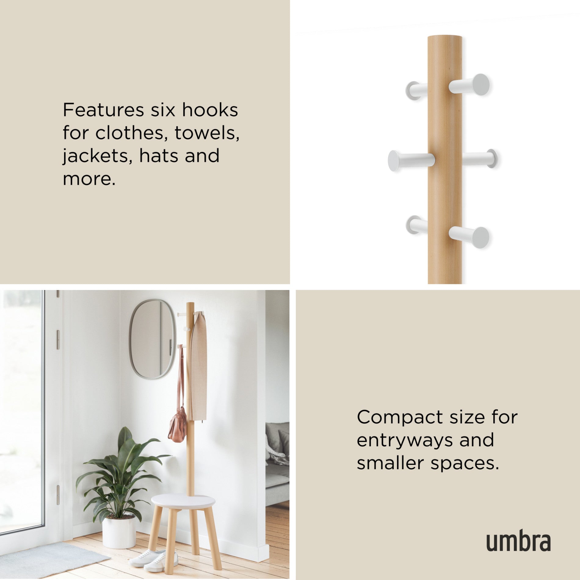 Umbra Pillar Stool Coatrack アンブラ ピラー Umbra Pillar Stool Coatrack / アンブラ ピラー スツール コート