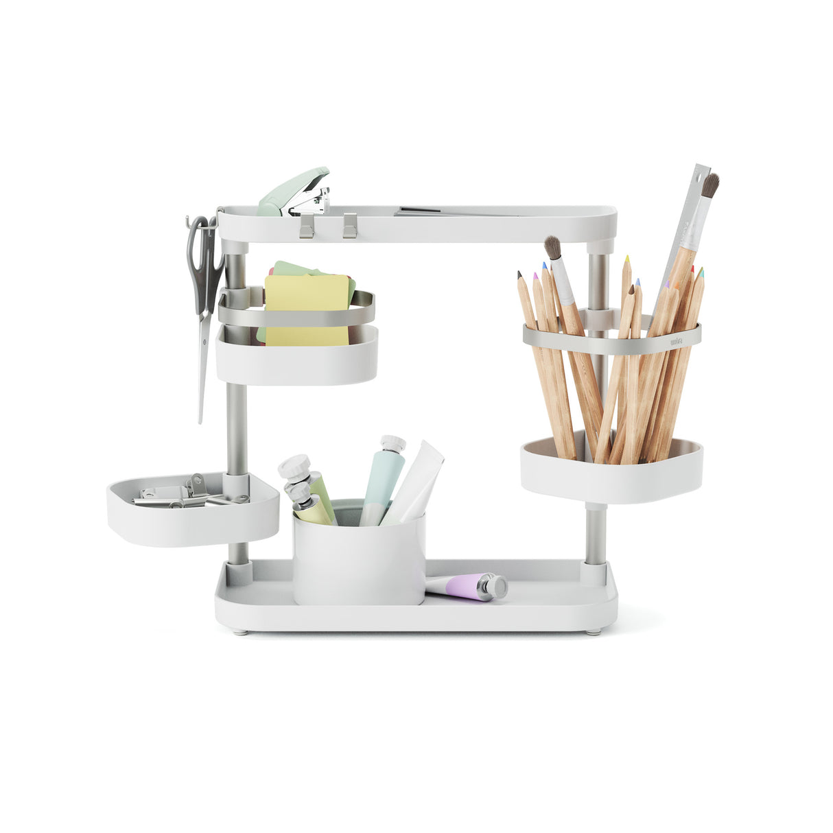 Kitchen Organization | color: White-Nickel