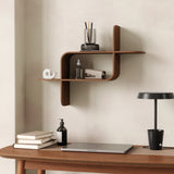 Shelves & Magazine Racks | color: Light-Walnut