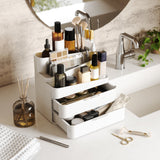 Cosmetic Organizers | color: White-Grey | Hover