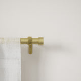 Single Curtain Rods | color: Brass | size: 36-66" (91-168 cm) | diameter: 1" (2.5 cm) | Hover
