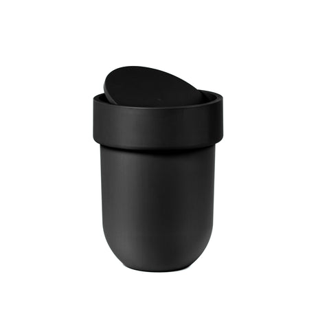 Bathroom Trash Cans | color: Black