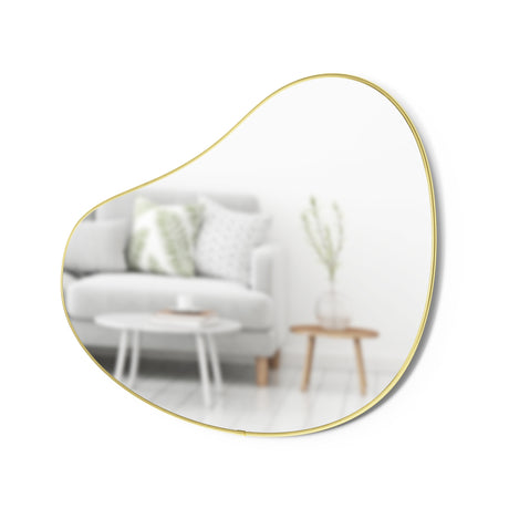 Wall Mirrors | color: Brass