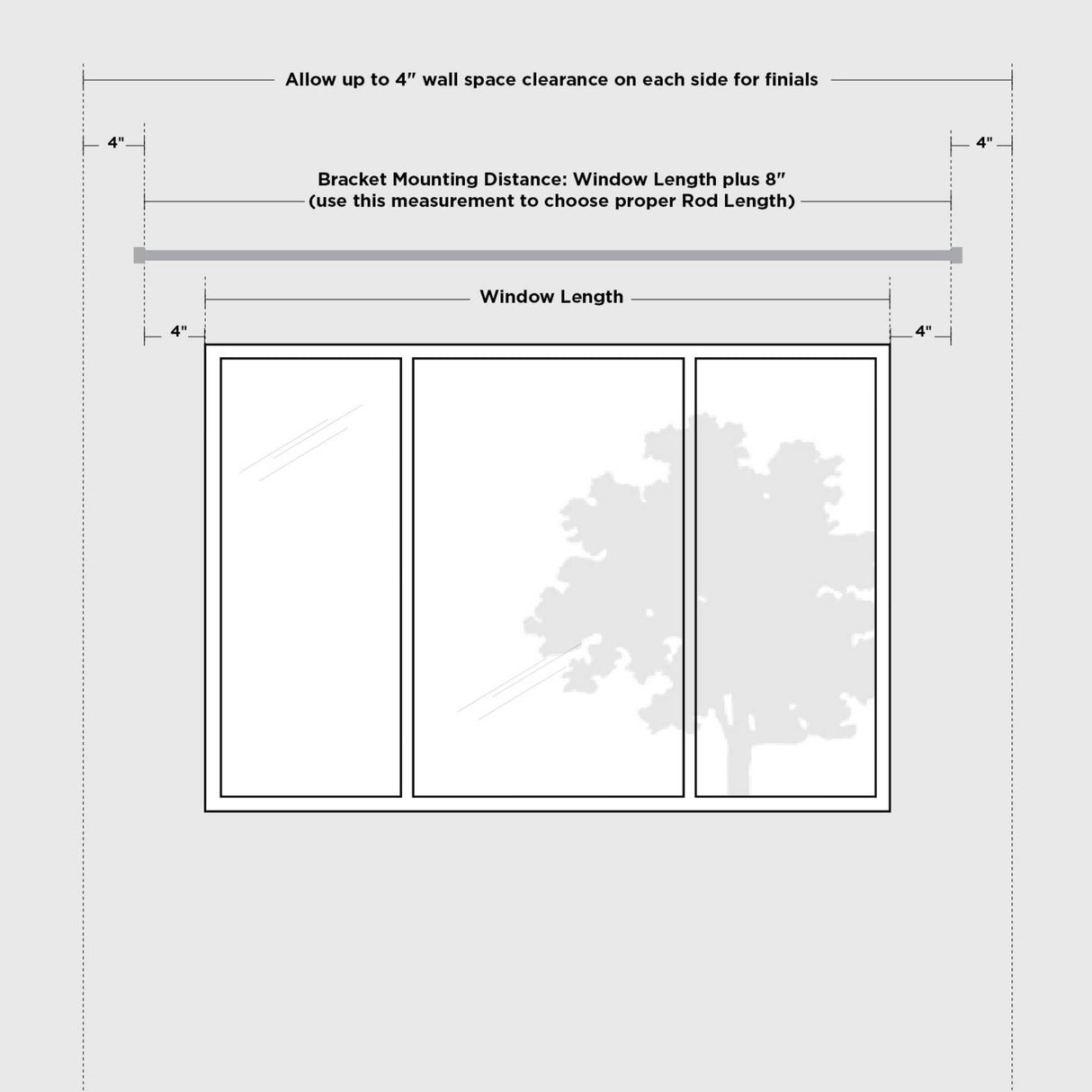 Single Curtain Rods | color: Eco-Friendly Matte-Black | size: 72-144" (183-365 cm) | diameter: 1" (2.5 cm)
