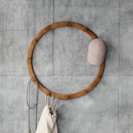 Wall Hooks | color: Light-Walnut