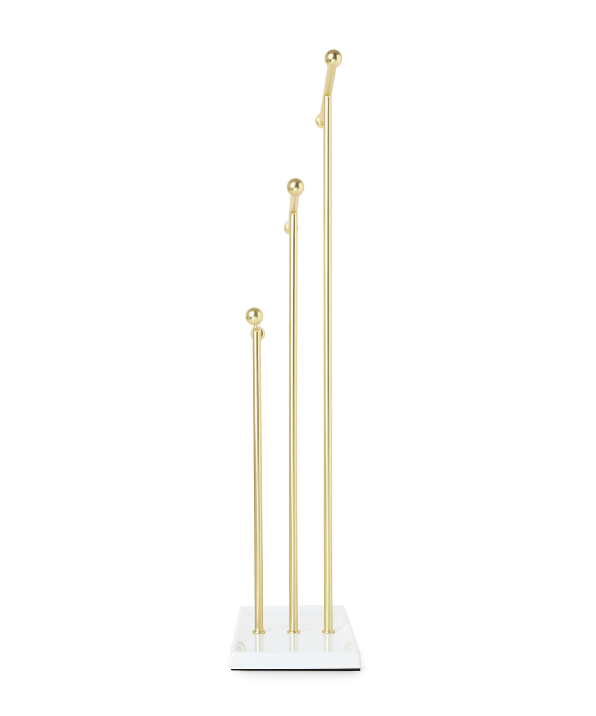 Jewelry Stands | color: White-Brass